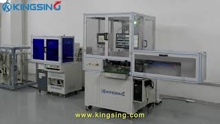 Fully Automatic Ribbon Cable Crimping Tinning and Housing Insertion Machine [upl. by Lu148]