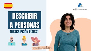 How to describe people in Spanish The physical appearance 🇪🇸 audio 🇬🇧 subtitles [upl. by Anelrihs]