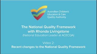 NQF Series Changes to the National Quality Framework [upl. by Saddler]