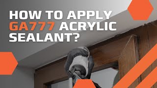 Applying Flexseal GA777 Acrylic Sealant Like a Pro [upl. by Atiruam127]