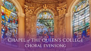 Choral Evensong Live from Queens on Sunday 17 November 2024 [upl. by Loomis]