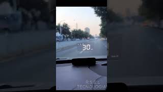 Head up Display universal for car projetor velocidade parabrisa shortsvideo [upl. by Edwards]