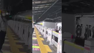 JR train passing by Bentenchō Station弁天町駅 shorts japan train JR [upl. by Attolrahc]