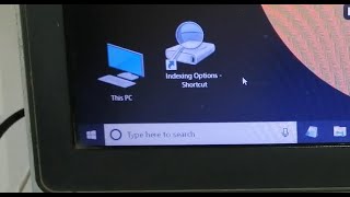 how to create indexing options shortcut on desktop in windows 10 laptop [upl. by Rik]