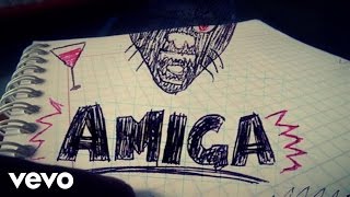 Comisario Pantera  Amiga Lyric Video [upl. by Erinn]