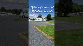 Tour of Malvern Caravan and motorhome club site [upl. by Anauqat]