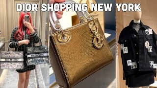 Dior Shopping In New York🛍️🏙️ Lady Dior Dior Book Tote Dior High Jewelry Dior Beauty Dior Cruise [upl. by Devaj191]