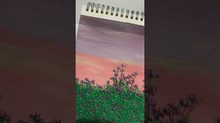 easy flower acrylic painting [upl. by Kore]