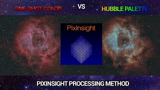 Hubble Palette With A OSC Camera  PixInsight Method [upl. by Netsrak691]