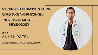 Strength  Duration curve  Rheobase  Chronaxie  Nerve Muscle Physiology Ref  Guyton and Hall [upl. by Cavit]