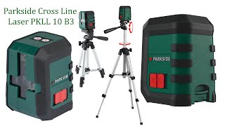 Parkside Cross Line Laser PKLL 10 B3 REVIEW [upl. by Kotto]