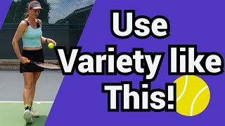 How to add variety to your tennis game [upl. by Ahtis238]