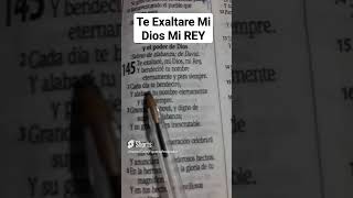 Te Exaltare MI DIOS MI REY SALMO 145 [upl. by Monte]