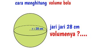 Volume bola jari jari 28 [upl. by Lashonde666]