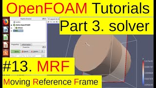 OpenFOAM Tutorials MRF part3 solver 13 [upl. by Dnyletak]