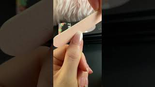 White Transparent Gradient  Gel Nail Stickers nailtutorial satysfyingvideo asmr [upl. by Dag129]