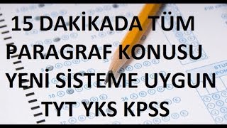 Paragrafta Anlam Paragraf Anlatım Biçimleri TYT YKS KPSS ALES DGS [upl. by Purvis]