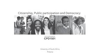 Citizenship public participation amp democracy CPD1501 Lawschool Law [upl. by Yate]