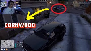 Cornwood gets Juked and VCBd by Jean Paul after Pulling him over Both POVs  GTA RP NoPixel 40 [upl. by Lucais]