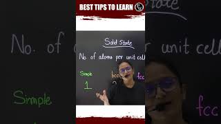 Best way to Learn Solid State in chemistry tipsandtrick chemistry pwmaharastra [upl. by Salman6]