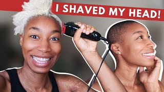 Watch me SHAVE MY HEAD Buzzcut  Big Chop  BaldHeaded 2024 [upl. by Wanonah]