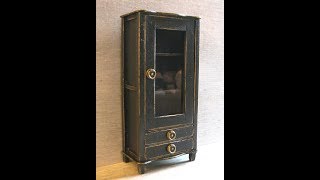 112th Scale Display Cabinet Tutorial [upl. by Burtis]