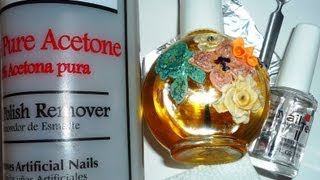 Remove Nail Foils or Glitter Polish Quick [upl. by Nnaillek347]