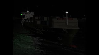 Ship SimulatorContainer ship docks at Pillar Point Hong Kong [upl. by Romaine]