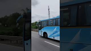 MSRTC Shivneri Volvo Crusing On Pune Mumbai Expressway [upl. by Merril]