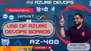 Azure DevOpsAz400 HindiHow To Use Azure DevOps Board [upl. by Uwton]