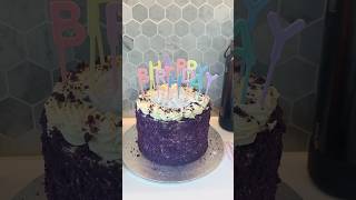 Ube Macapuno Cake shorts ubecake birthdaycake cake food eat [upl. by Zzabahs87]