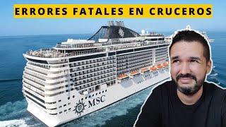 6 años trabajando en cruceros y todavía veo ESTOS ERRORES  Reacción [upl. by Bysshe231]