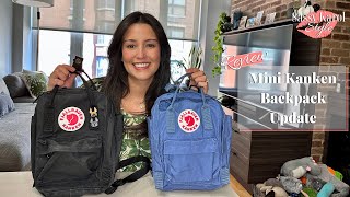 Updated Review Fjallraven Kanken Mini Backpack  More Than 1 Year of Wear  What Fits Inside [upl. by Ymirej]