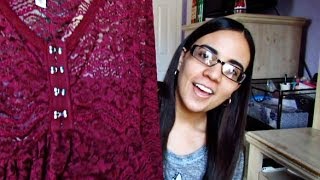 Bethany Mota Collection Aeropostale Haul and Try On [upl. by Maloy]