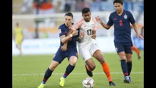 Thailand 14 India AFC Asian Cup UAE 2019 Group Stage [upl. by Agem]