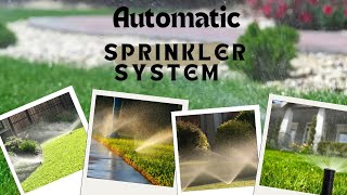 Automatic Sprinkler System In our Home  How To work Sprinkler System In Home 4k [upl. by Lawson]