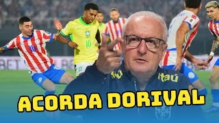 DORIVAL CONVOCA ERRADO E BRASIL PERDE PARA O PARAGUAI [upl. by Giarc]