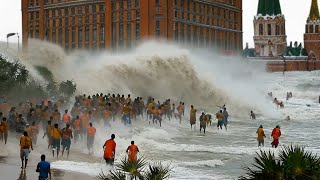 Devastating Storm Hits Moscow Tornadoes Floods and Chaos [upl. by Lateehs]