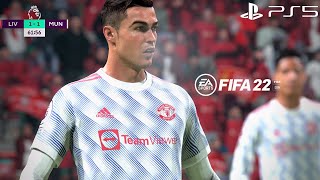 FIFA 22  Liverpool vs Manchester United  PS5 Next Gen Gameplay  Premier League Full Match  4K [upl. by Leonore469]