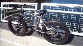 Tommi Sea Fat Tire BikeTitanium Custom [upl. by Oirelav]