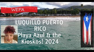 PUERTO RICO LUQUILLO Playa Liquillo amp LUQUILLO KIOSKS 2024 [upl. by Dunham893]