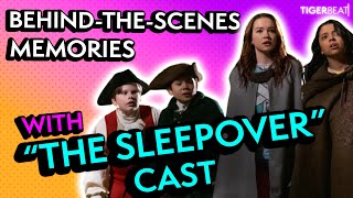 The Cast of Netflixs TheSleepover Shares Hilarious Bloopers amp More [upl. by Elli]