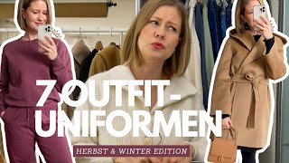 Meine 7 OutfitUniformen für den HerbstWinter [upl. by Adnawahs]