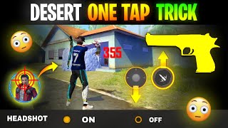 Secret Desert Eagle Headshot Trick amp Setting 100 Working 😱  Free Fire [upl. by Mesics]