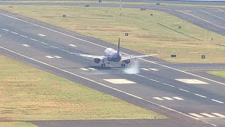 WIZZAIR BOUNCE LANDING A321N at Madeira Airport [upl. by Aissak219]