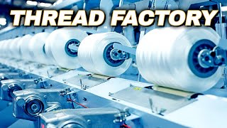 How THREADS Are Made Fiberglass Optical Fiber Wool Thread [upl. by Greenwald719]