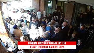 Funeral Mass for Sylvana Spiteri  1 August 2024  11am [upl. by Erena]