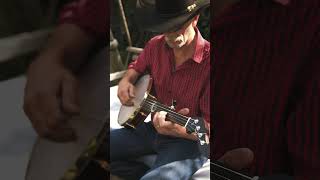 New minstrel banjo in action featuring Piotr Bułas playing “Reuben” banjo bluegrass [upl. by Buine]