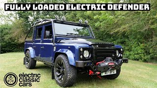 Fully loaded Electric Land Rover Defender [upl. by Alioz407]