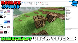 ROBLOX MINECRAFT UNCOPYLOCKED FIXED  SAVING [upl. by Amaryl]